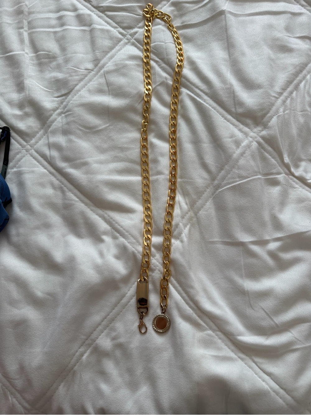 Gold Chain Strap with Decorative Medallion - Women Accessories